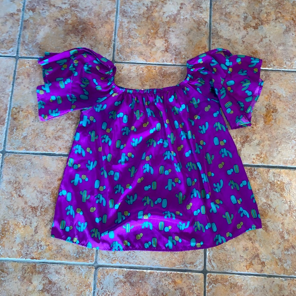 Purple cactus shirt L-XL